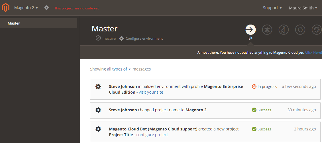 Your sample Magento project