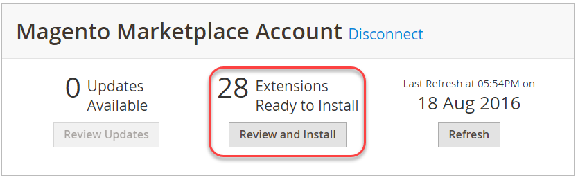 Review and install extensions