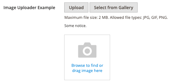 ImageUploader Component Example